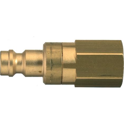 Raccord rapide pneumatique Legris, Filetage femelle vers Femelle 1/4 in Female 1/4pouces Européen, Profil rectus en ( Prix pour 1 )