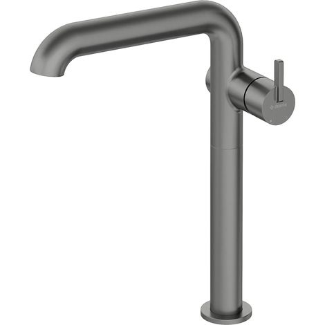 Waschbeckenarmatur für Aufsatzbecken, 30,5cm hoch, titaniumfarben, SILIA-30 (1/2)