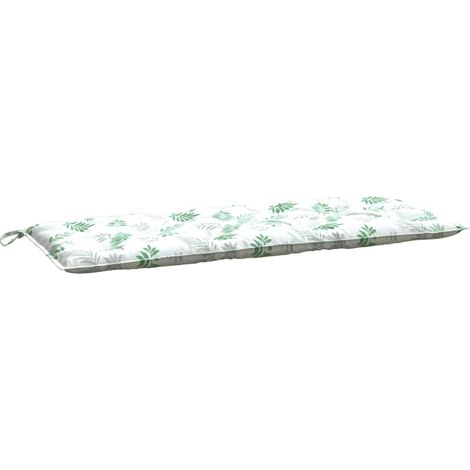 Maison Exclusive - Gartenbank-Auflage Blattmuster 120x50x7 cm Sto