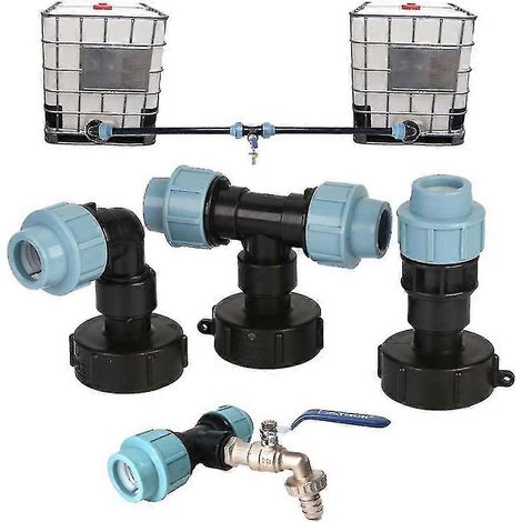 Raccord de tuyau d'eau pour réservoir IBC, adaptateur pour tuyau d'arrosage, outil de raccordement pour robinet domestique (1/3)