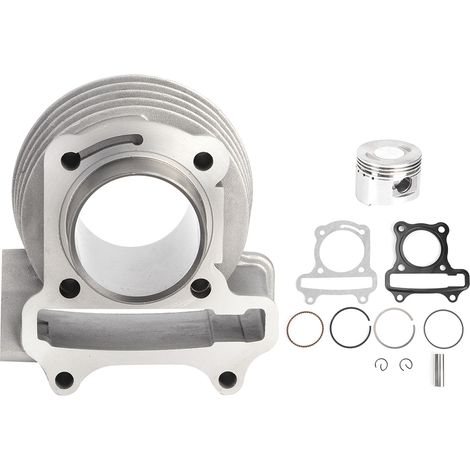 Kit de reconstruction de cylindre de moteur avec joint de goupille de segment de Piston Scooter de cyclomoteur adapté pour GY6 80CC. (1/5)