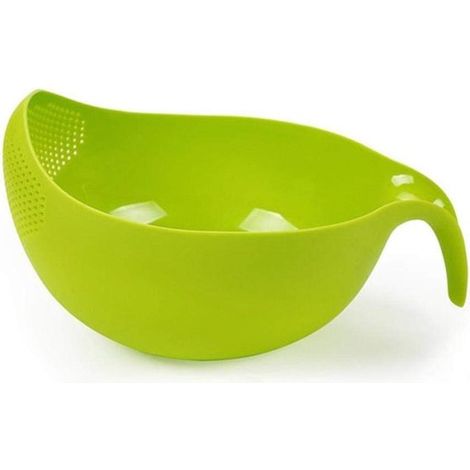panier de vidange en plastique épais pour lave-linge, riz, ustensile de cuisine Passoire avec poignée pour nettoyer le riz, fruits et légumes, Passo (1/5)