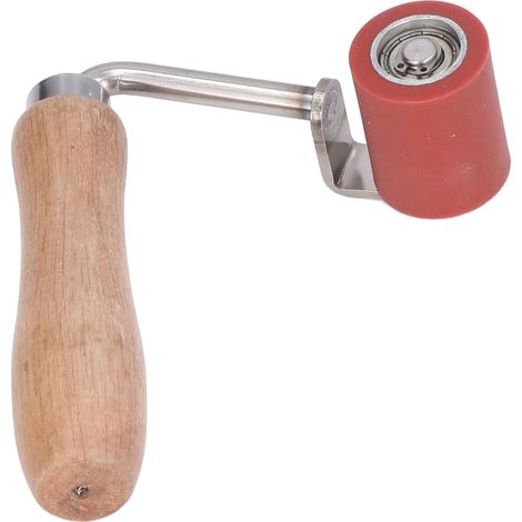 Rouleau à coutures en silicone, env. 4,3 cm de large, résistant à l'usure à 75°, durable, roulements des deux côtés, poignée ergonomique (1/5)