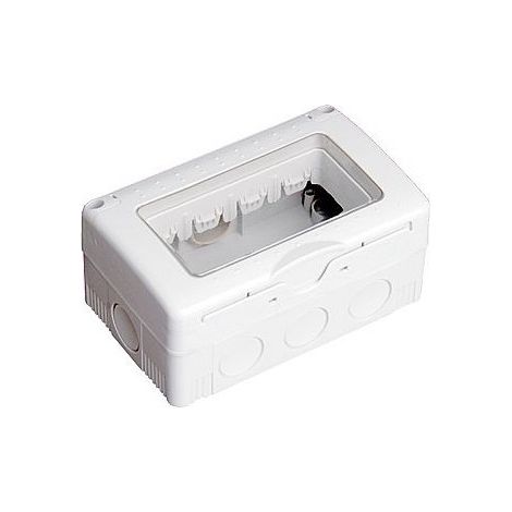 Caja estanca 4 modulos superficie IP 55