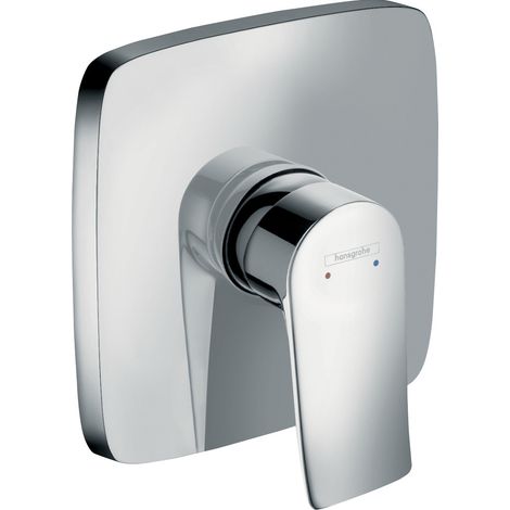 hansgrohe Metris Einhebel-Brausemischer Unterputzmodell eckig,