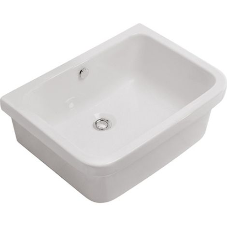Lavatoio da esterno 51x44 in ceramica - Pilozzo Iris per (1/2)