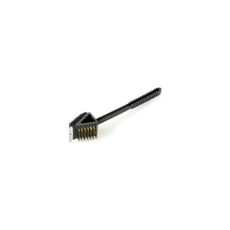 3-in-1 Long Cleaning Brush – For BBQs and Grills – Synthetic Material – Effectively cleans grease and residue (1/3)