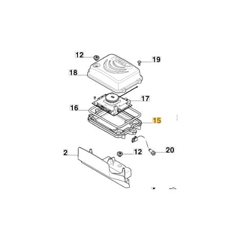 ORIGINAL STIGA robot cortacésped a1500 rtk 322110165/0