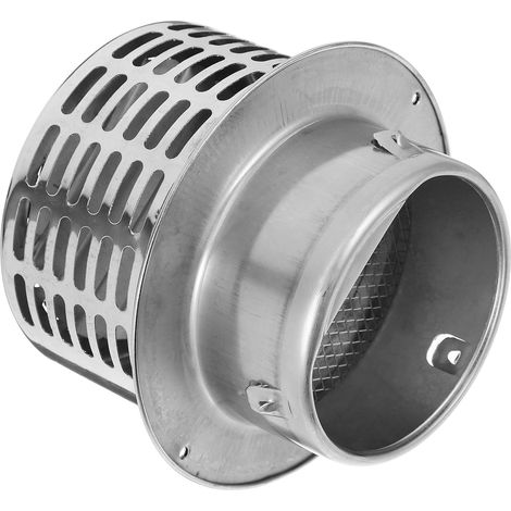 Chapeau de cheminée rond Unomor pour chauffe eau en acier (1/5)