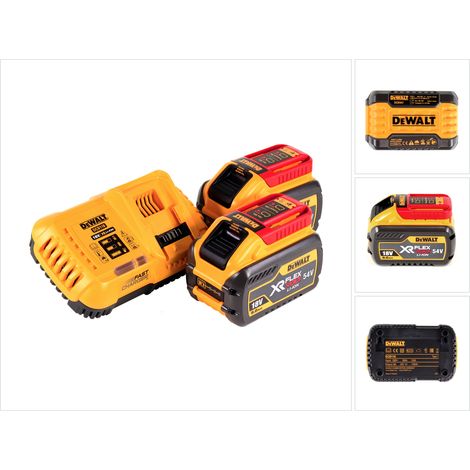 DeWalt Starter Set 54V / 18V - 2x Batterie da 9,0 Ah + Caricabatterie DCB 118 X2 FlexVolt (1/4)