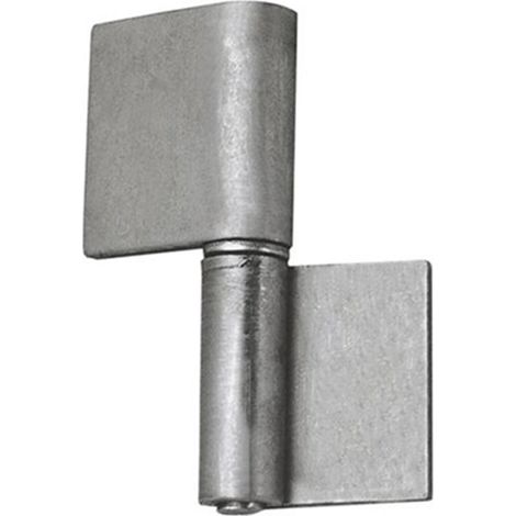 Schachtel mit 20 geschweißten Scharnieren mit breiten Flügeln 80 x 58 x 3 mm Nr. 4 1442 amig