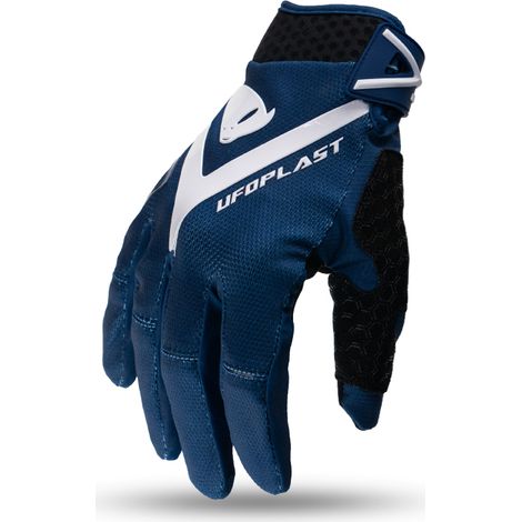 Gants tout-terrain UFO Hayes Cross 2025 bleu/blanc taille M