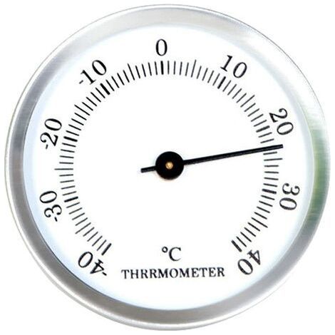 Thermomètre de réfrigérateur pour congélateur, -40 °C - 40 °C - Grand cadran simple - Incubateur de congélateur - Cadre en alliage d'aluminium - Garde les aliments frais (1/5)