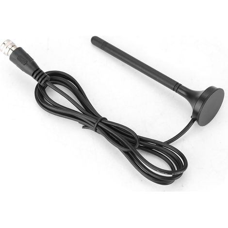 Antenne TV sans fil à ventouse DVB-T avec bâtonnet de colle de 1,5 m, antenne TV intérieure