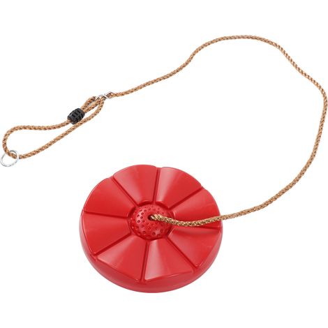 Corde d'escalade pour balançoire enfant avec plateformes disque, siège de balançoire pour arbre, extérieur intérieur, pour garçons filles (1/5)