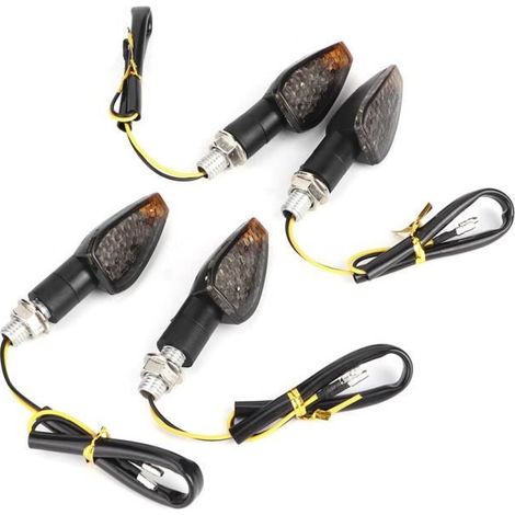 4Pcs Clignotant Lampe Led Moto Dirt Bike Lumière Clignotant Universel-JIA (1/4)