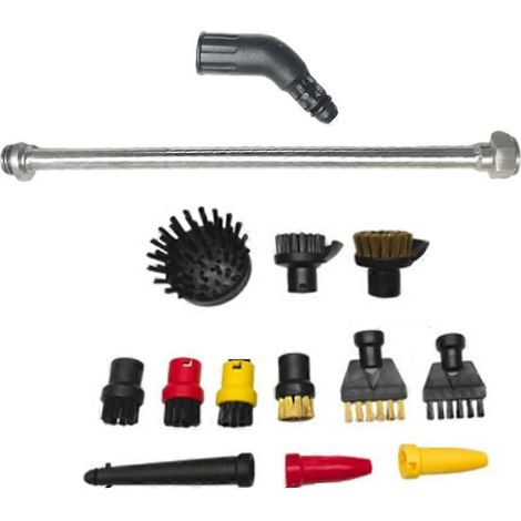 Für Kärcher M12 Dampfmaschine Adapter Zubehör Adapter Verbindungsrohr Rundbürsten-Set (1/5)