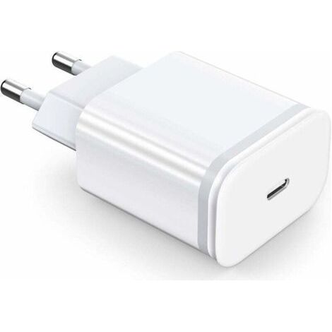 Chargeur Rapide 20W USB C pour iPhone 12 ProMax, Prise Secteur Mural PD 3.0 Adaptateur Alimentation de Charge pourPD20W Réglementation européenne (1/3)