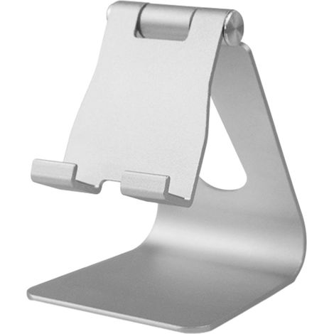 1 support de téléphone, réglable, en alliage d'aluminium, pour bureau cuisine table de chevet (1/5)
