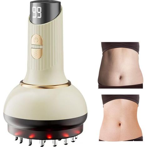 Strumento per massaggio anticellulite e drenaggio linfatico, massaggiatore intelligente portatile, dispositivo per massaggio profondo con tecnologia multimodale per gambe, braccia e addome. (1/4)
