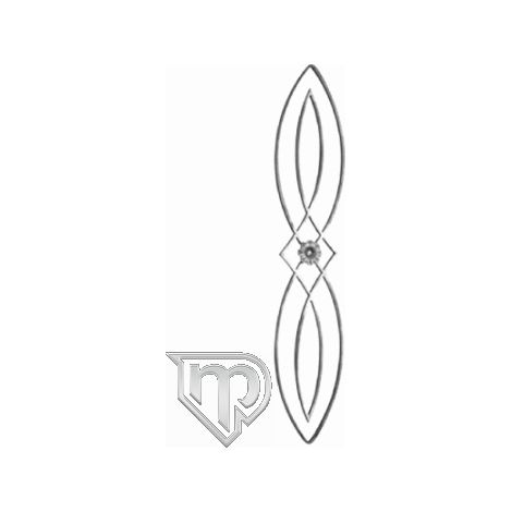 Baluster-Schmiedeelemente 22.110 12x12 H1000XL190