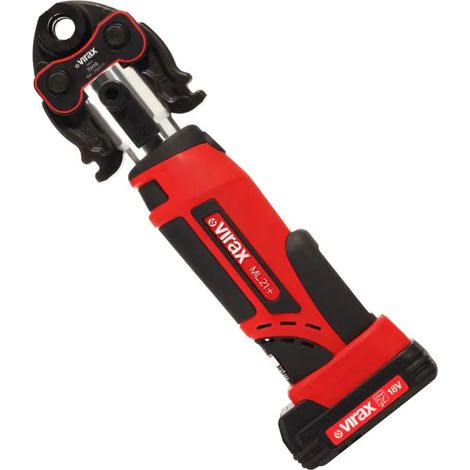 Pinza elettromeccanica VIPER L2X a crimpare longitudinalmente + 2 batterie, senza pinze - VIRAX - 253570