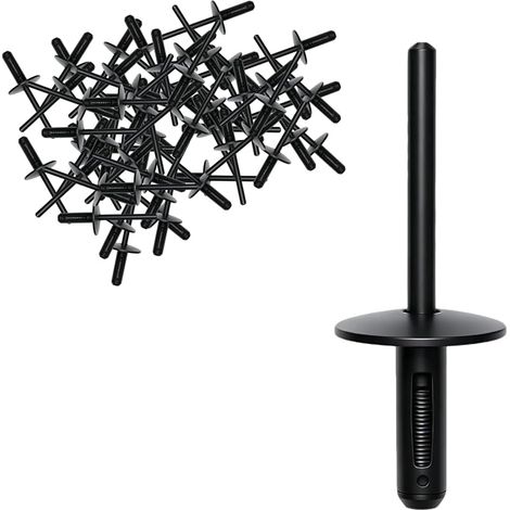 Rivet en Plastique, Rivet d'Expansion de Voiture 6 mm, 70 Pièces, OE 51717002953, Compatible avec BMW X1 X3 X5 X6 Z4 Coupé E90 E91 E84 E83 E53 E70 F15 F85 E71 E72 E86 (1/5)