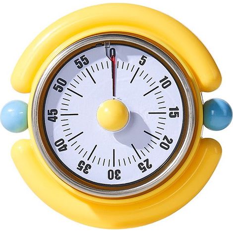 Minuteur mécanique, minuteur de cuisine magnétique, réveil visuel pour la gestion du temps. (1/2)
