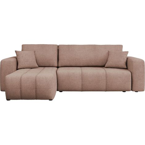 Sofá rinconero Comfivo Laurus, Coral 45, Función de descanso, Almacenaje, 244x145x82cm, 0 (1/5)