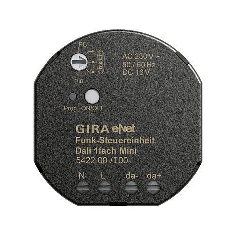 GIRA 542200 UNITÉ DE COMMANDE RADIO MINI DALI ENET