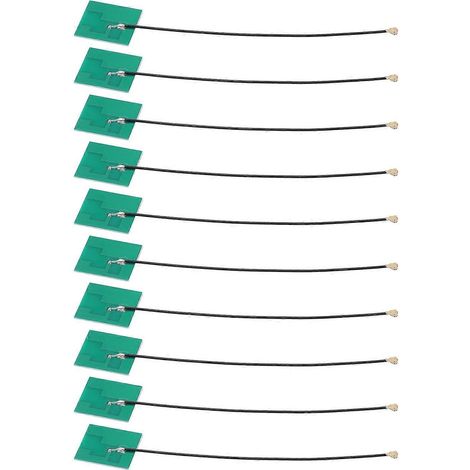 2,4-GHz-WLAN-Bluetooth-Antenne, omnidirektional, 50 W, 3 dBi, 2400–2500 MHz, IPEX-Anschluss, RG1.13-WLAN