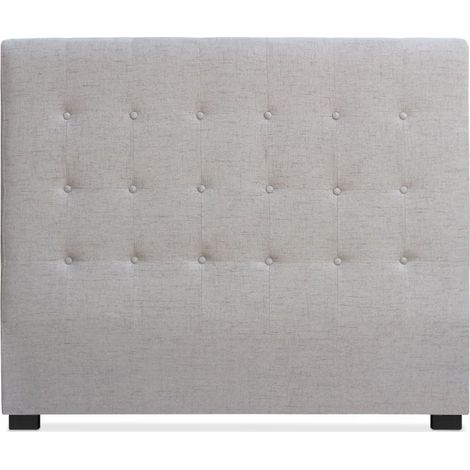 Tête de lit Luxor 140cm Tissu Beige