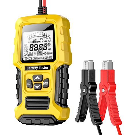 Testeur de batterie de voiture avec écran LCD 2,7 pouces, résistance interne de Batteries 12V 24V Portable pour camion moto SUV (1/5)