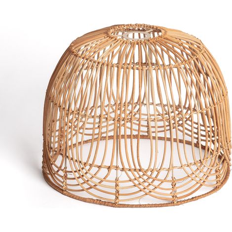 Lampenschirm für Hängeleuchte Rattan Anipe ILUZZIA Natürlich (1/4)