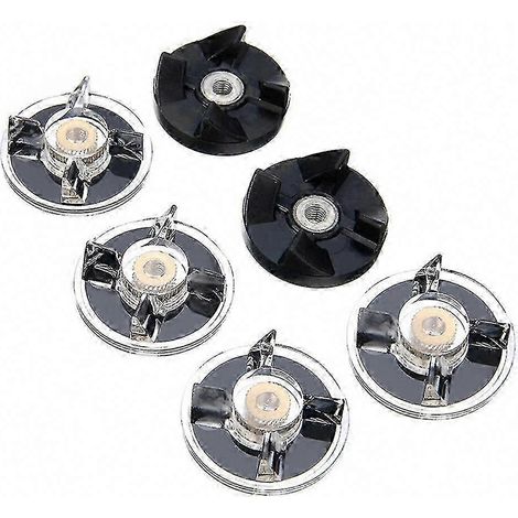 4 Engrenages Plastique Base + 2 Pignons Caoutchouc pour Mixeur 250W Pièces de Rechange Compatibles (1/5)