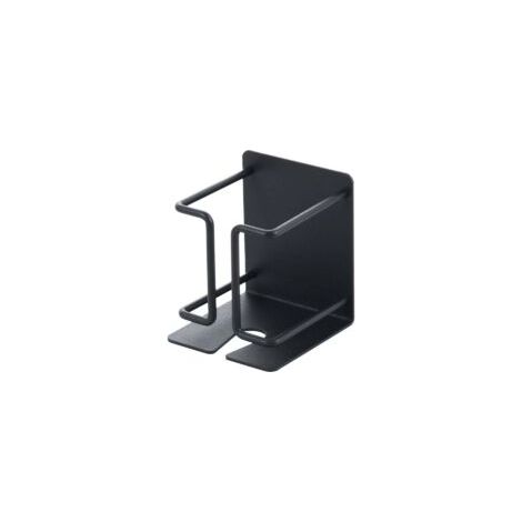 Supporto da parete per rasoio elettrico, autoadesivo, in acciaio inox, per bagno e doccia, nero - Crezuo (1/4)