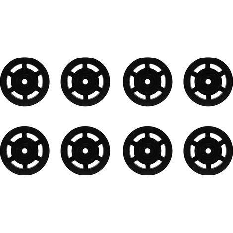 8X Poulie A Roulement Noir 95 mm Equipement de Gymnastique par Cable Inusable L'Equipement de Conditionnement Physique (1/5)