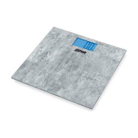 BILANCIA DIGITALE PESAPERSONE ZHS810 ZEPHIR  PIETRA CM 30 KG 150 1XCR2032 NON INCLUSA