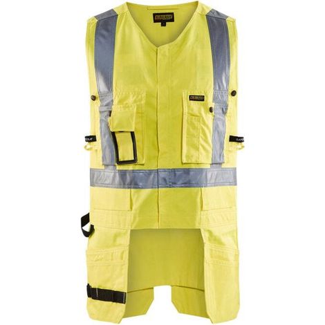 Gilet da lavoro porta-attrezzi alta visibilità 3027 - Giallo fluorescente XL (1/4)