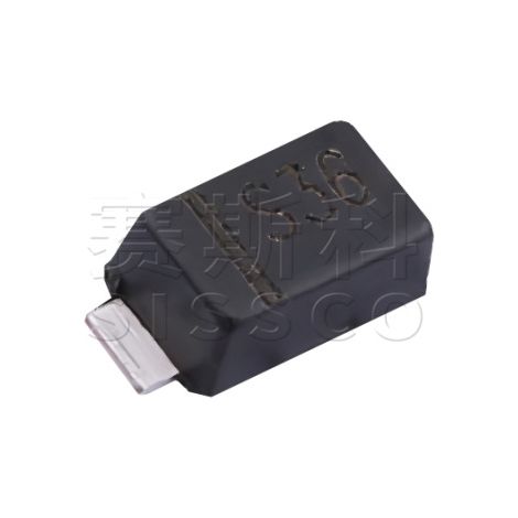 Original Changdian DSS36 SMD Schottky diode, screen-printed S36 SOD-123FL 60V/3A, electronic component chip, 5 pieces per pack.