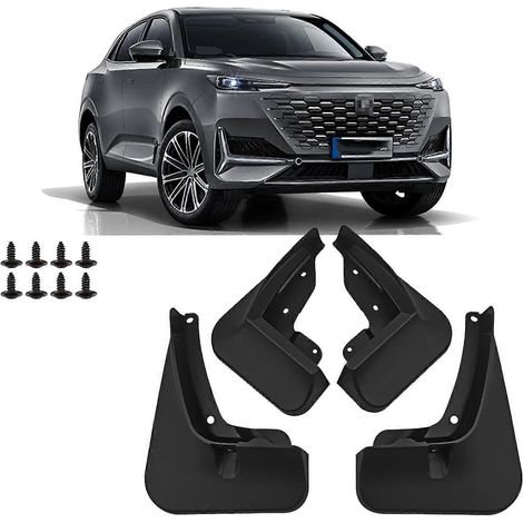 Bavettes de protection anti-éclaboussures compatibles avec Changan Unik UNI-K 2021-2024, accessoires de protection avant et arrière, kit de 4 pièces (1/5)