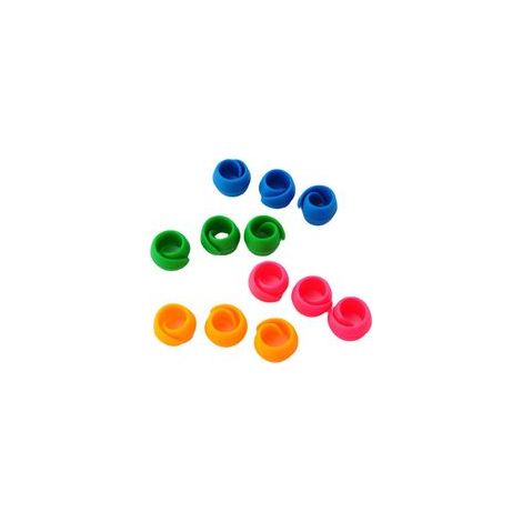 12 pièces (4 couleurs) Porte-bobines pour fil à coudre (1/5)