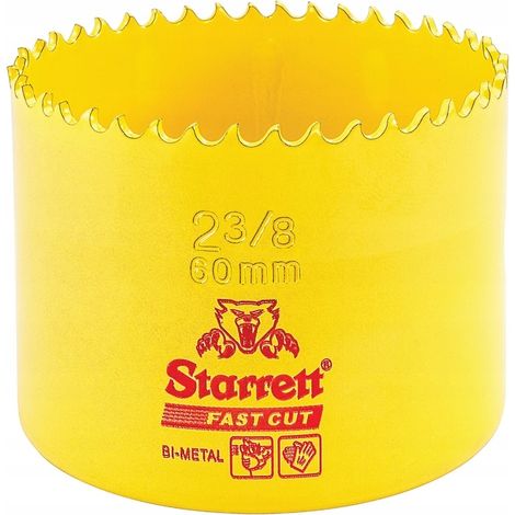 Corona perforadora bi-metal fast cut ø60mm 63fch060 starrett