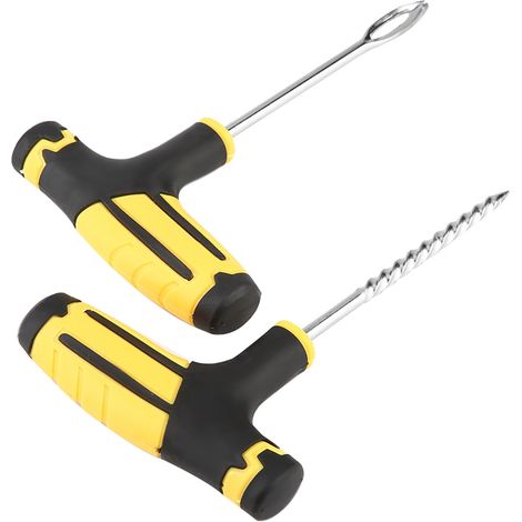 Kit de réparation de pneus sans chambre à air pour voitures, camions et utilitaires - Outils complets (1/5)