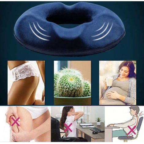 Anti-hémorroïdes Coussin Hanche Push Up Yoga Orthopédique Confort Mousse Queue D'oreiller Oreiller De Voiture Chaise De Bureau Siège (1/4)