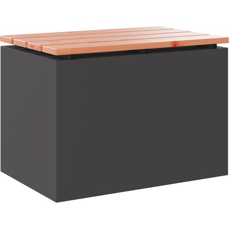 Maison Exclusive - Banc de jardin Noir 60 x 40 x 43 cm