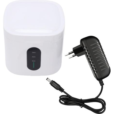 Ultraschall-Schmuckreiniger mit 45.000 Hz-Technologie, 6 Leuchten, 200 ml Fassungsvermögen für Brillen, Schmuck und Armbänder (1/5)