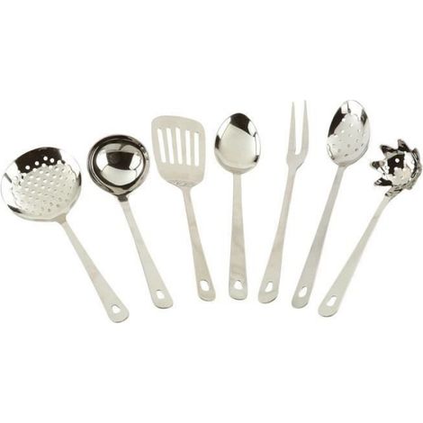 Spatule Inox - Manche 33 cm - Résistante À La Chaleur - Lavable Au Lave-Vaisselle - 1 Pièce (1/2)
