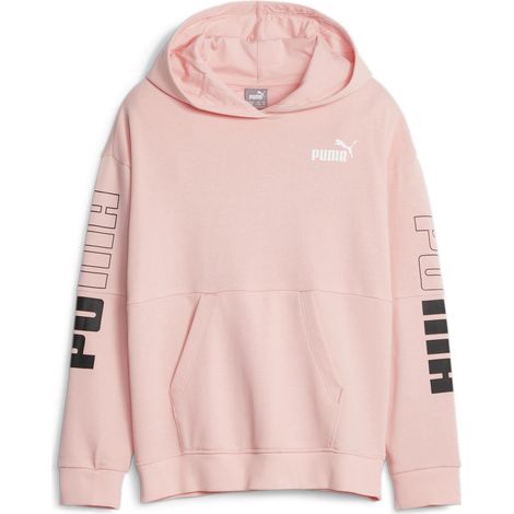 Puma POWER COLORBLOCK FL Mädchen-Hoodie, pink, 67642863, Größe 128