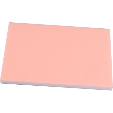 Bloc de gravure en caoutchouc coloré pour tampon sandwich, idéal pour la création de tampons (rose et blanc)